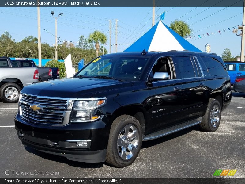 Black / Jet Black 2015 Chevrolet Suburban LTZ 4WD