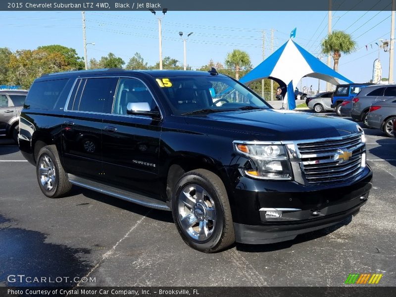 Black / Jet Black 2015 Chevrolet Suburban LTZ 4WD