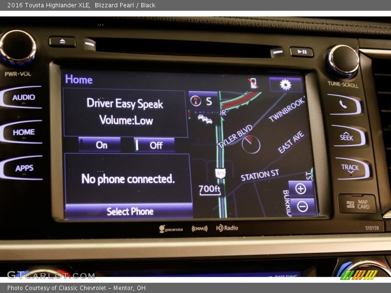 Blizzard Pearl / Black 2016 Toyota Highlander XLE