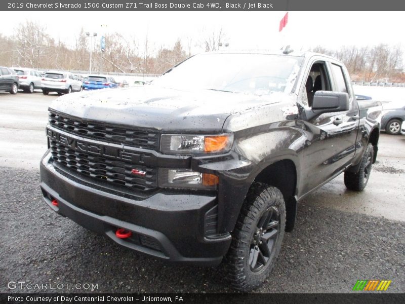 Black / Jet Black 2019 Chevrolet Silverado 1500 Custom Z71 Trail Boss Double Cab 4WD