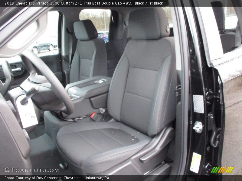 Front Seat of 2019 Silverado 1500 Custom Z71 Trail Boss Double Cab 4WD