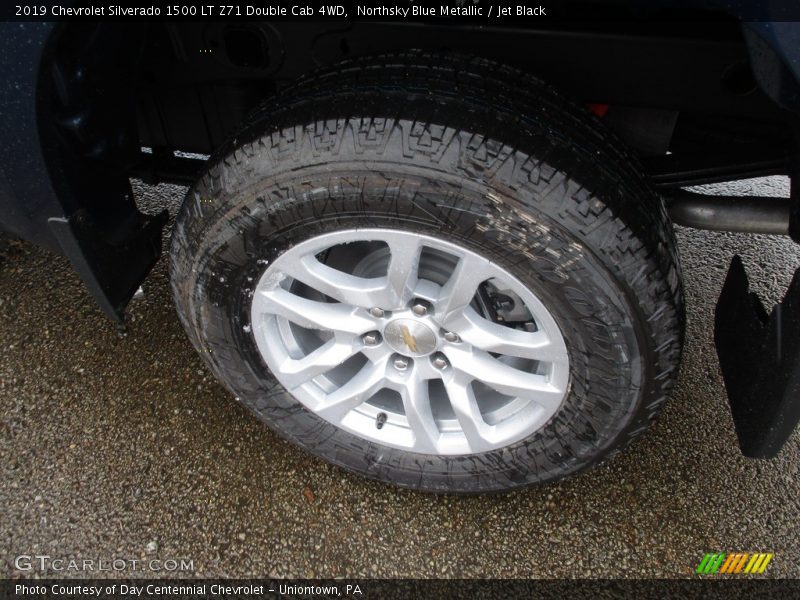 Northsky Blue Metallic / Jet Black 2019 Chevrolet Silverado 1500 LT Z71 Double Cab 4WD