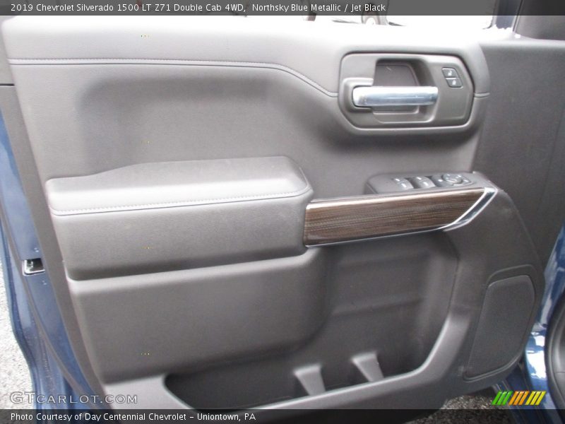 Northsky Blue Metallic / Jet Black 2019 Chevrolet Silverado 1500 LT Z71 Double Cab 4WD