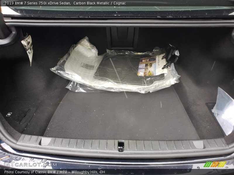 Carbon Black Metallic / Cognac 2019 BMW 7 Series 750i xDrive Sedan