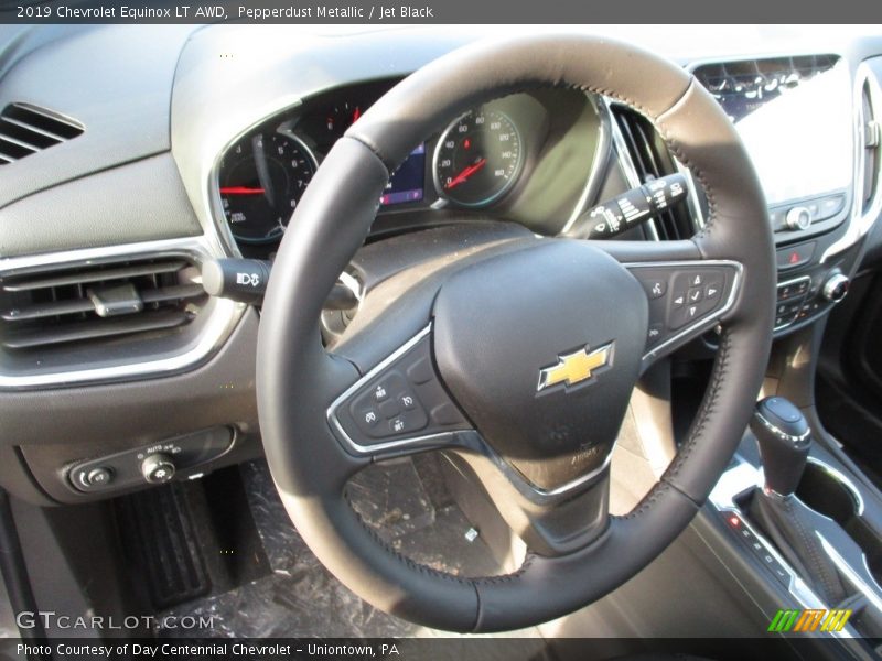 Pepperdust Metallic / Jet Black 2019 Chevrolet Equinox LT AWD