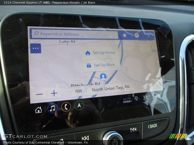 Pepperdust Metallic / Jet Black 2019 Chevrolet Equinox LT AWD