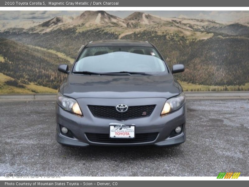 Magnetic Gray Metallic / Dark Charcoal 2010 Toyota Corolla S