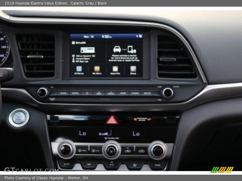 Galactic Gray / Black 2019 Hyundai Elantra Value Edition