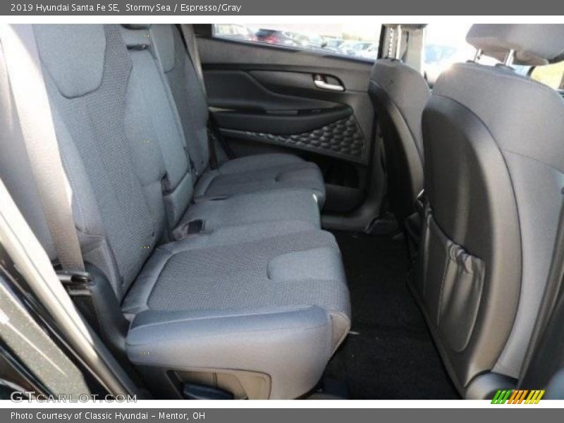 Stormy Sea / Espresso/Gray 2019 Hyundai Santa Fe SE