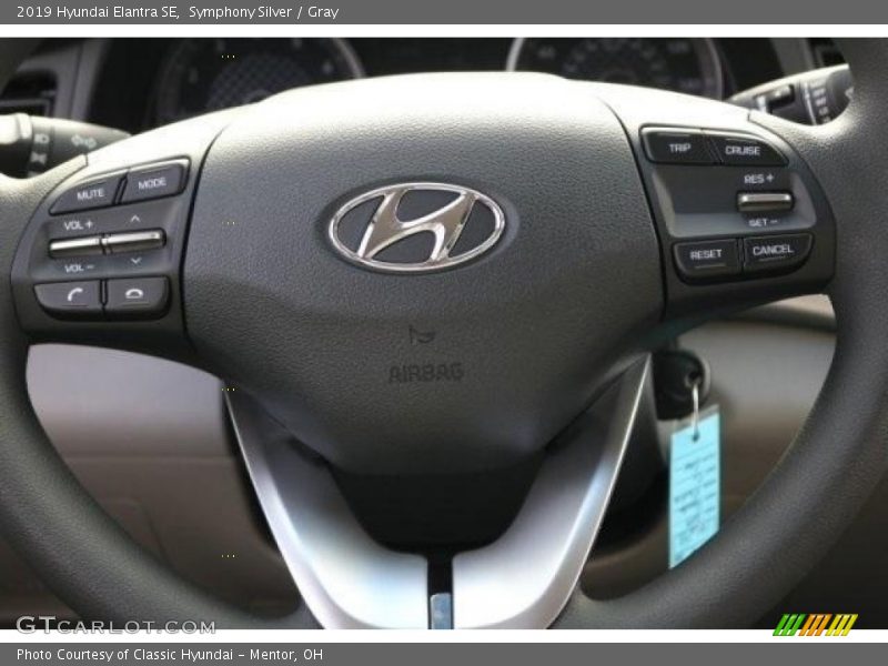 Symphony Silver / Gray 2019 Hyundai Elantra SE