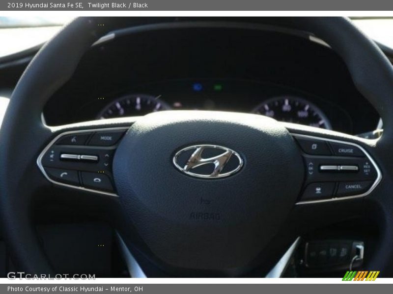 Twilight Black / Black 2019 Hyundai Santa Fe SE