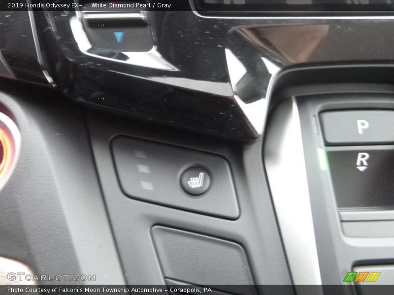 White Diamond Pearl / Gray 2019 Honda Odyssey EX-L