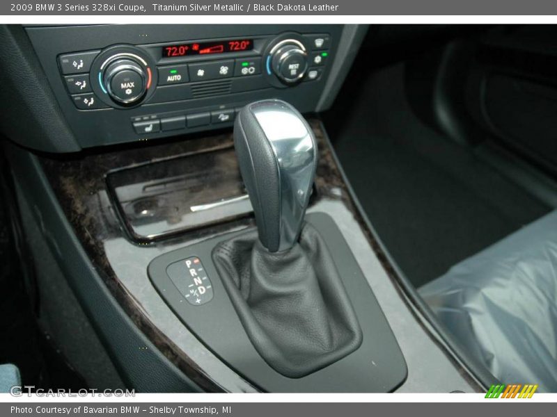 Titanium Silver Metallic / Black Dakota Leather 2009 BMW 3 Series 328xi Coupe