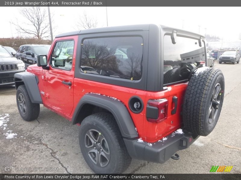 Firecracker Red / Black 2019 Jeep Wrangler Sport 4x4
