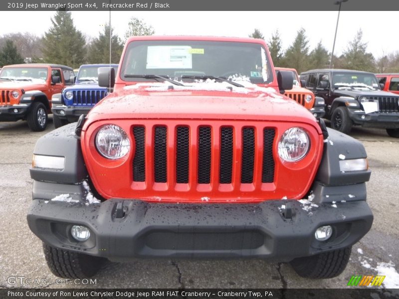 Firecracker Red / Black 2019 Jeep Wrangler Sport 4x4