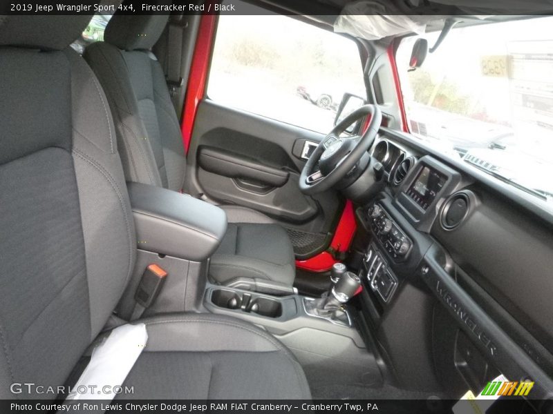Front Seat of 2019 Wrangler Sport 4x4