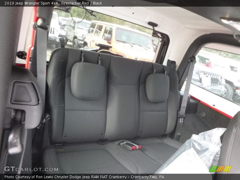 Rear Seat of 2019 Wrangler Sport 4x4