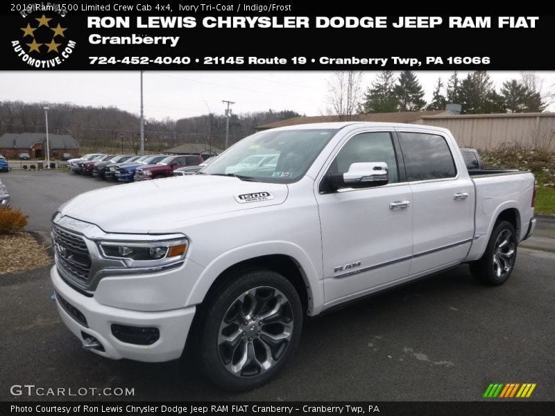 Ivory Tri–Coat / Indigo/Frost 2019 Ram 1500 Limited Crew Cab 4x4