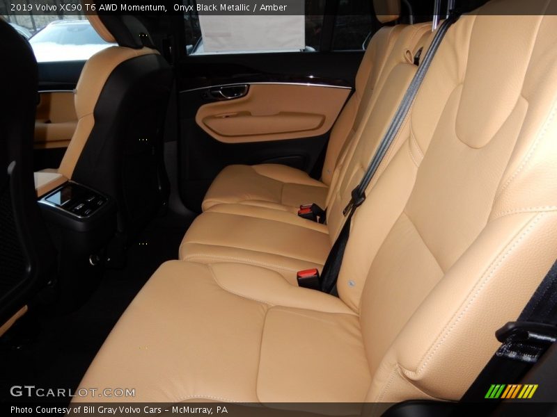 Onyx Black Metallic / Amber 2019 Volvo XC90 T6 AWD Momentum