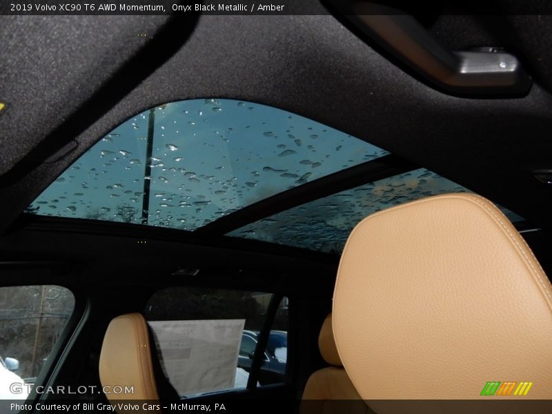 Onyx Black Metallic / Amber 2019 Volvo XC90 T6 AWD Momentum
