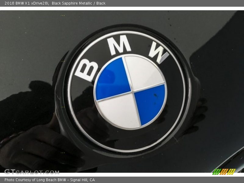 Black Sapphire Metallic / Black 2018 BMW X1 xDrive28i