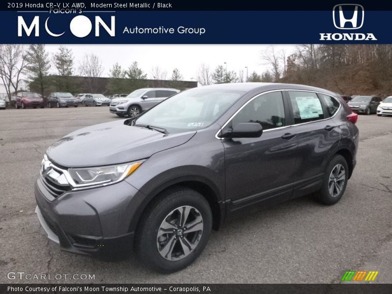 Modern Steel Metallic / Black 2019 Honda CR-V LX AWD