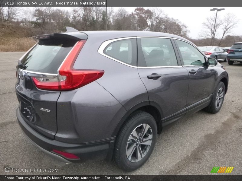 Modern Steel Metallic / Black 2019 Honda CR-V LX AWD