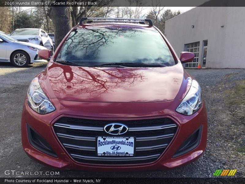 Scarlet Red Pearl / Black 2016 Hyundai Elantra GT