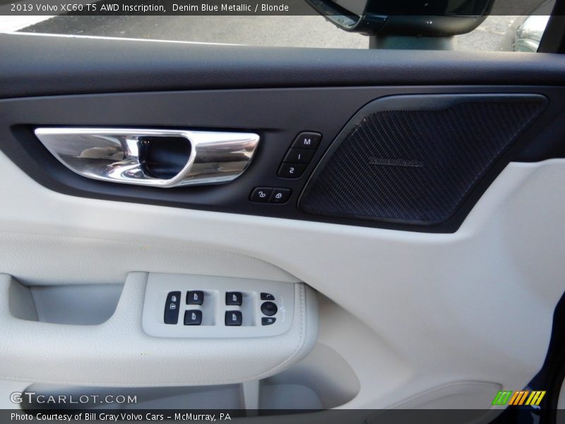 Denim Blue Metallic / Blonde 2019 Volvo XC60 T5 AWD Inscription