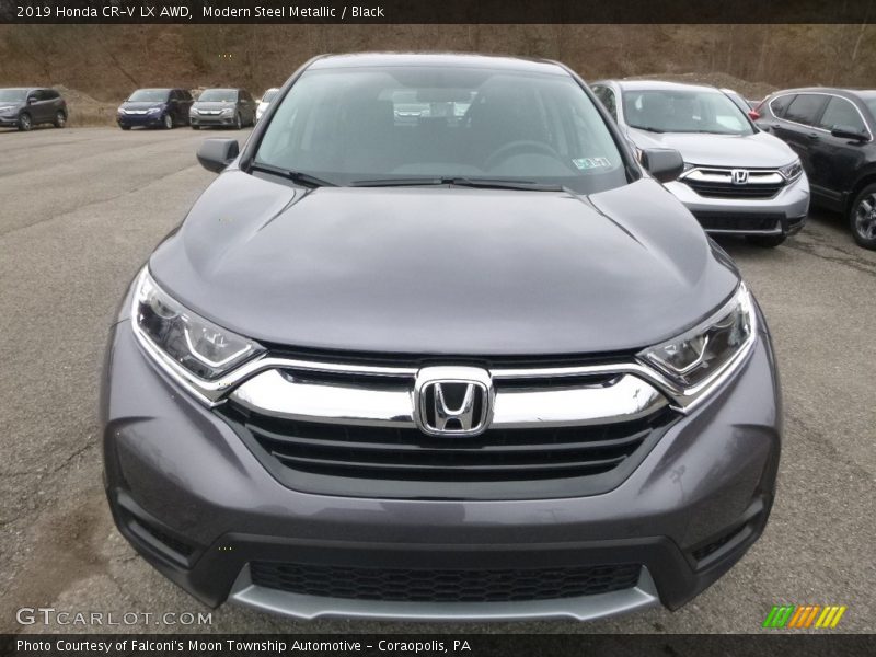 Modern Steel Metallic / Black 2019 Honda CR-V LX AWD