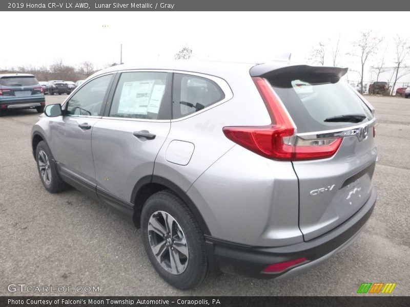 Lunar Silver Metallic / Gray 2019 Honda CR-V LX AWD