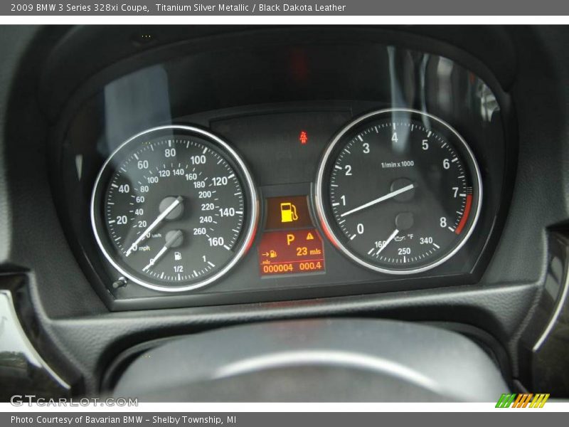 Titanium Silver Metallic / Black Dakota Leather 2009 BMW 3 Series 328xi Coupe