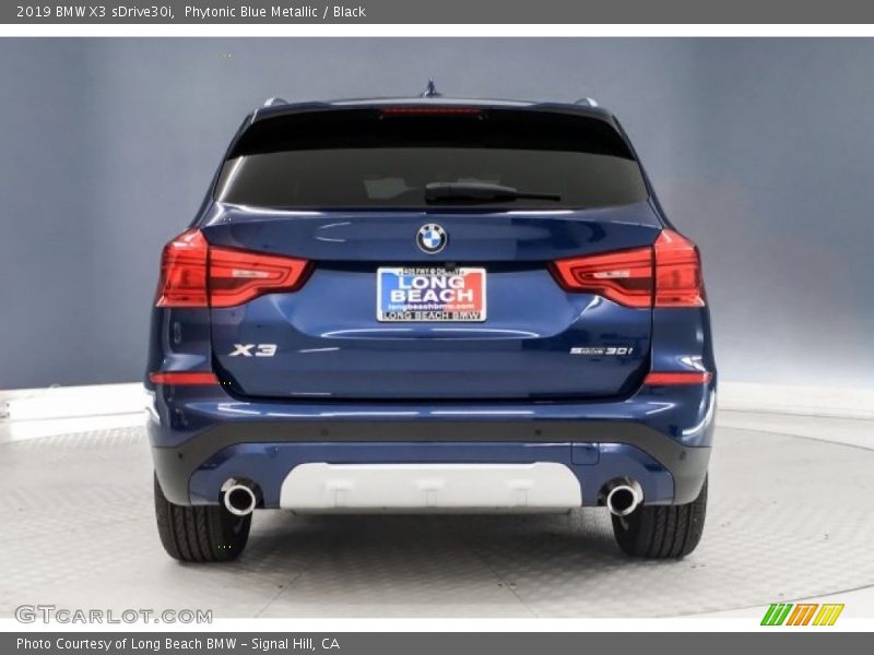 Phytonic Blue Metallic / Black 2019 BMW X3 sDrive30i