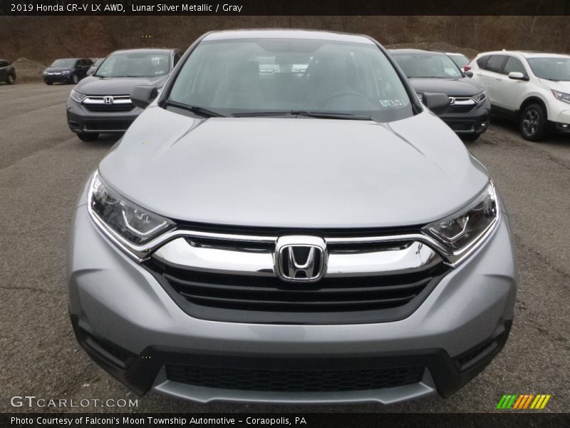 Lunar Silver Metallic / Gray 2019 Honda CR-V LX AWD