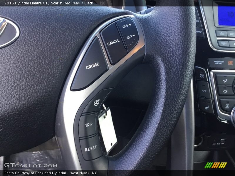 Scarlet Red Pearl / Black 2016 Hyundai Elantra GT