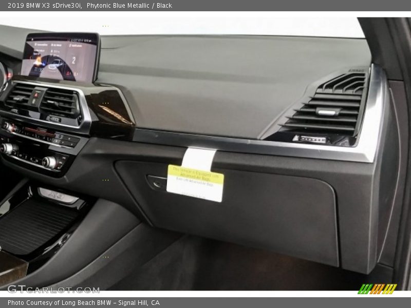 Phytonic Blue Metallic / Black 2019 BMW X3 sDrive30i