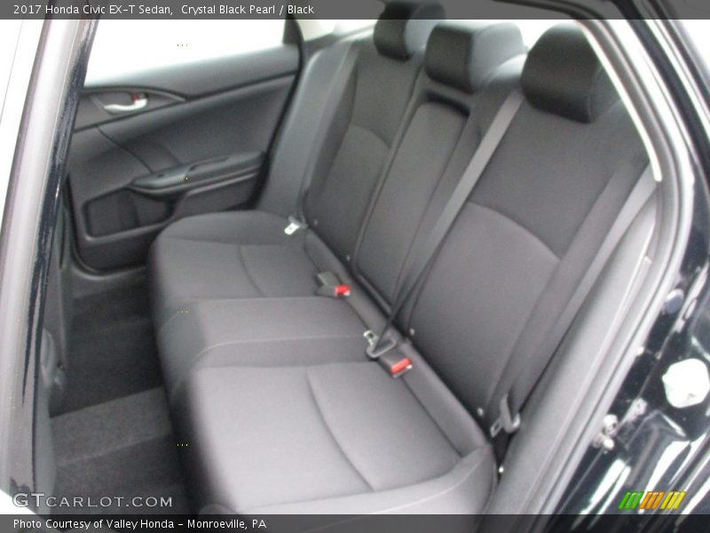 Crystal Black Pearl / Black 2017 Honda Civic EX-T Sedan