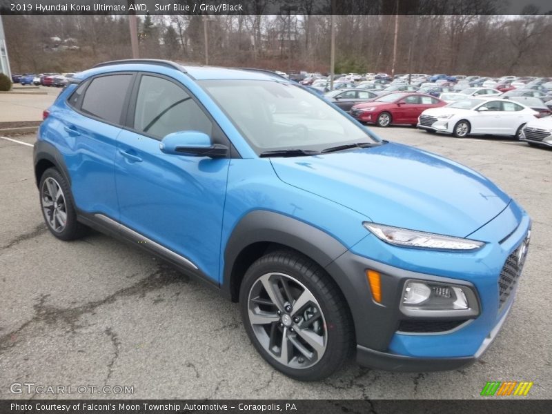 Front 3/4 View of 2019 Kona Ultimate AWD
