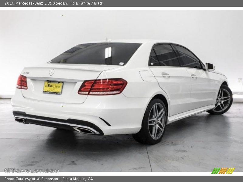 Polar White / Black 2016 Mercedes-Benz E 350 Sedan