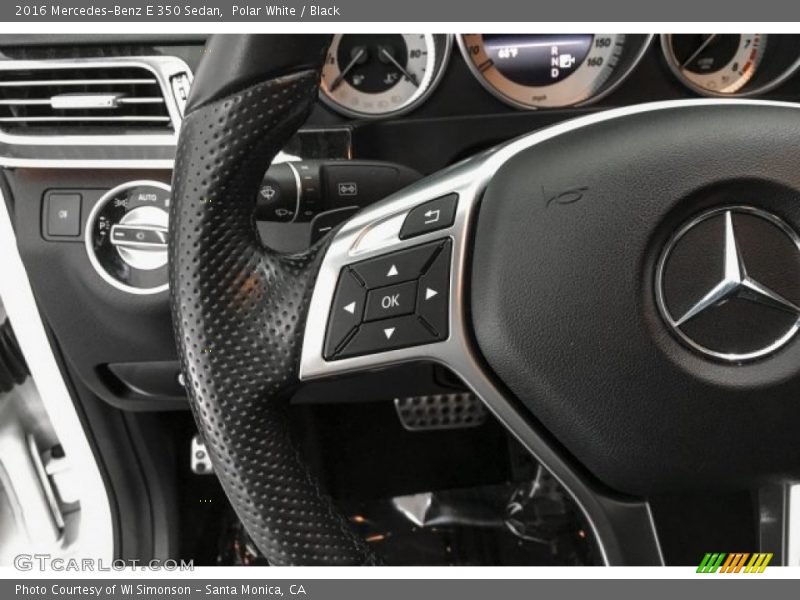 Polar White / Black 2016 Mercedes-Benz E 350 Sedan