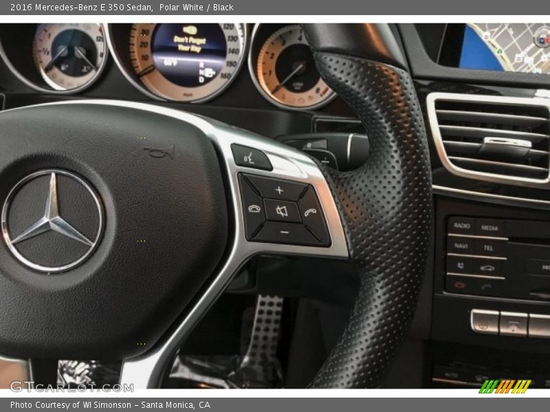Polar White / Black 2016 Mercedes-Benz E 350 Sedan