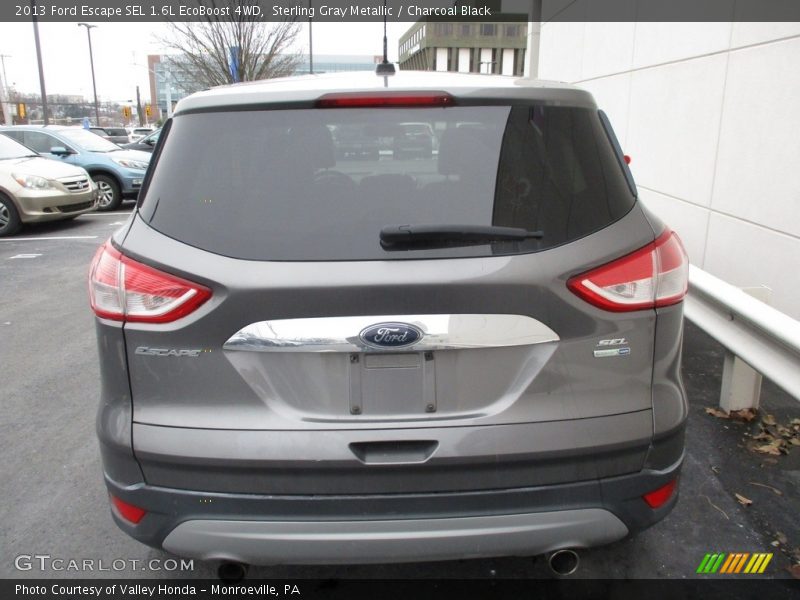Sterling Gray Metallic / Charcoal Black 2013 Ford Escape SEL 1.6L EcoBoost 4WD