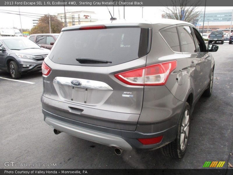 Sterling Gray Metallic / Charcoal Black 2013 Ford Escape SEL 1.6L EcoBoost 4WD