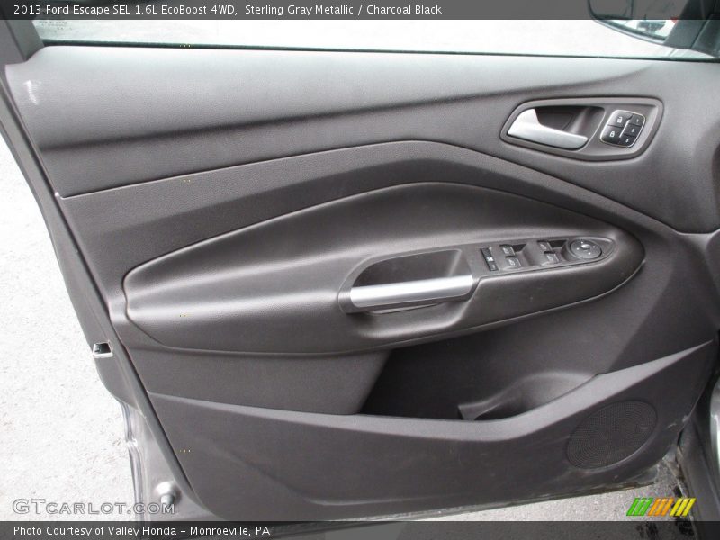 Sterling Gray Metallic / Charcoal Black 2013 Ford Escape SEL 1.6L EcoBoost 4WD
