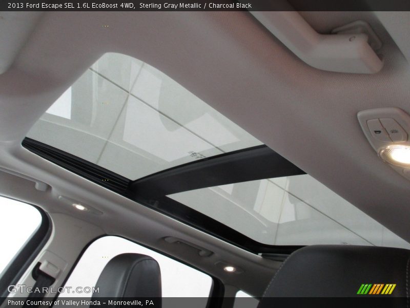 Sterling Gray Metallic / Charcoal Black 2013 Ford Escape SEL 1.6L EcoBoost 4WD