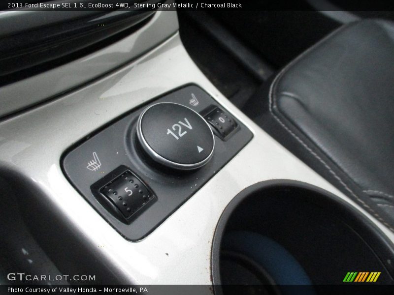 Sterling Gray Metallic / Charcoal Black 2013 Ford Escape SEL 1.6L EcoBoost 4WD