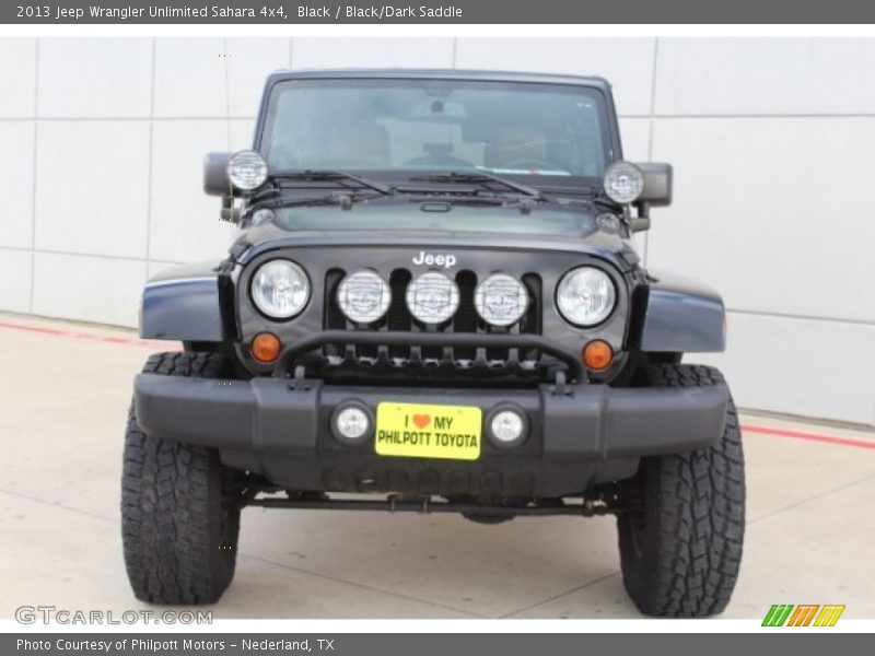 Black / Black/Dark Saddle 2013 Jeep Wrangler Unlimited Sahara 4x4