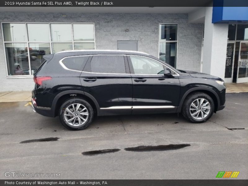 Twilight Black / Black 2019 Hyundai Santa Fe SEL Plus AWD