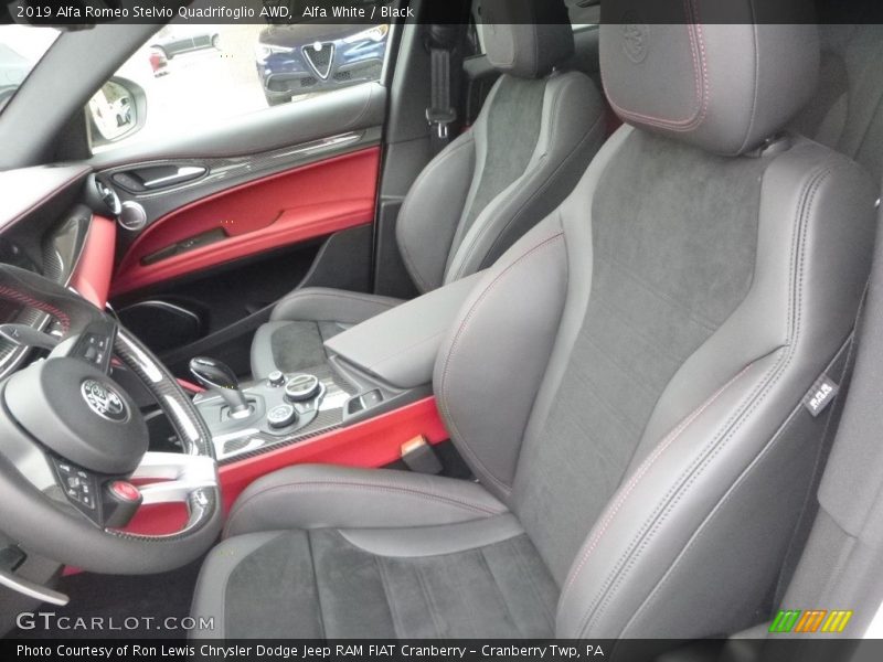 Front Seat of 2019 Stelvio Quadrifoglio AWD