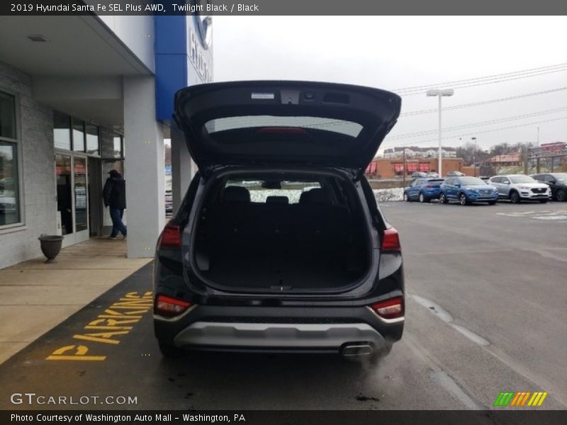 Twilight Black / Black 2019 Hyundai Santa Fe SEL Plus AWD